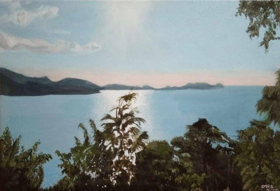 Landscapre acrylic painting